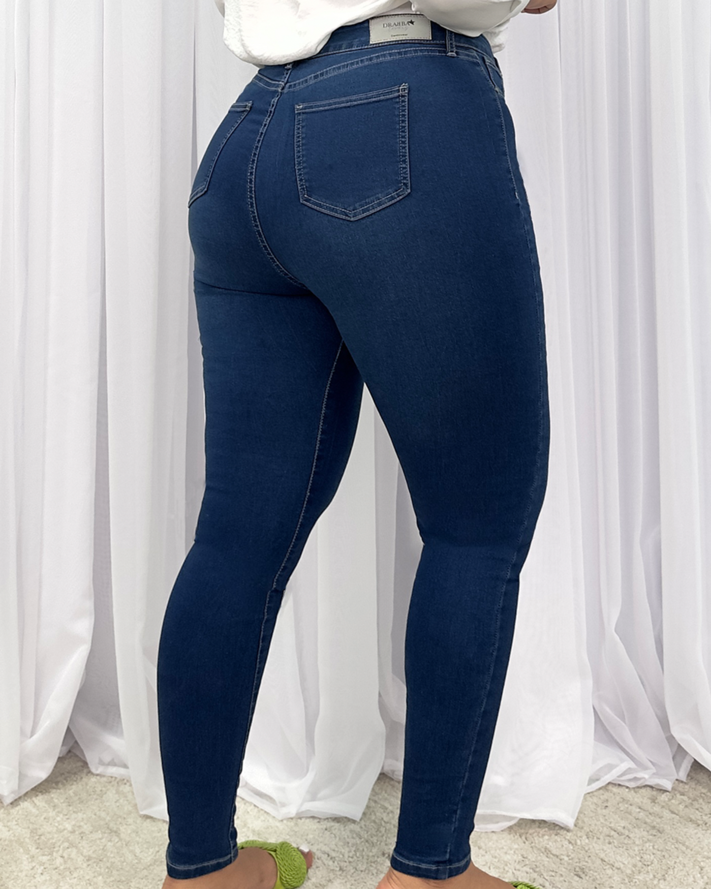 Super High Waist Skinny Plus 100711