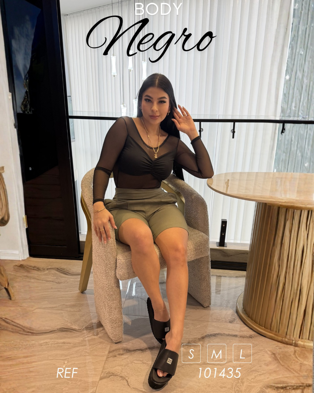 Body Manga Larga 101435