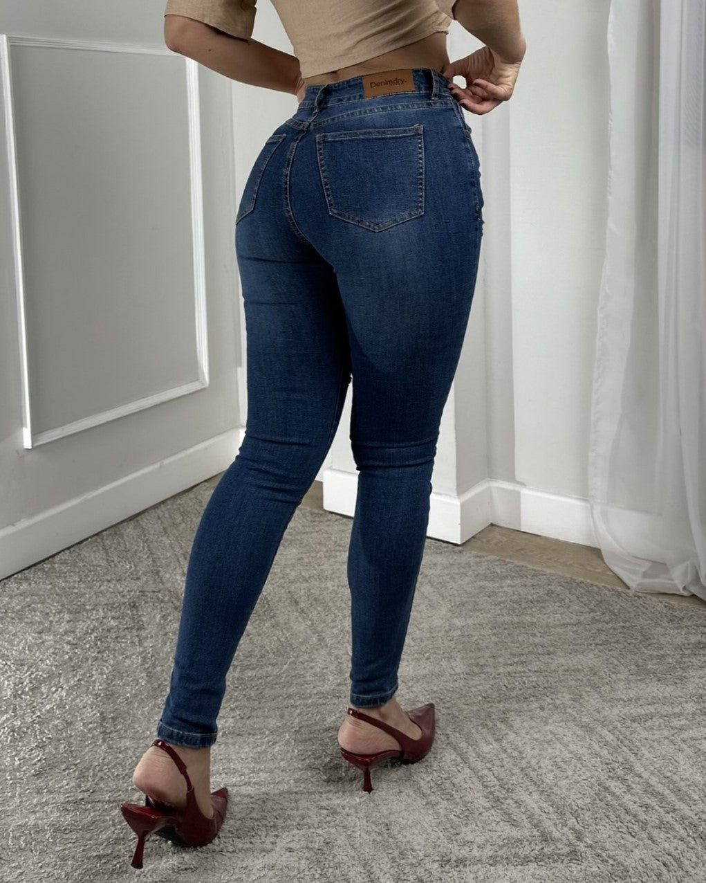 Super High Waist Skinny 100960