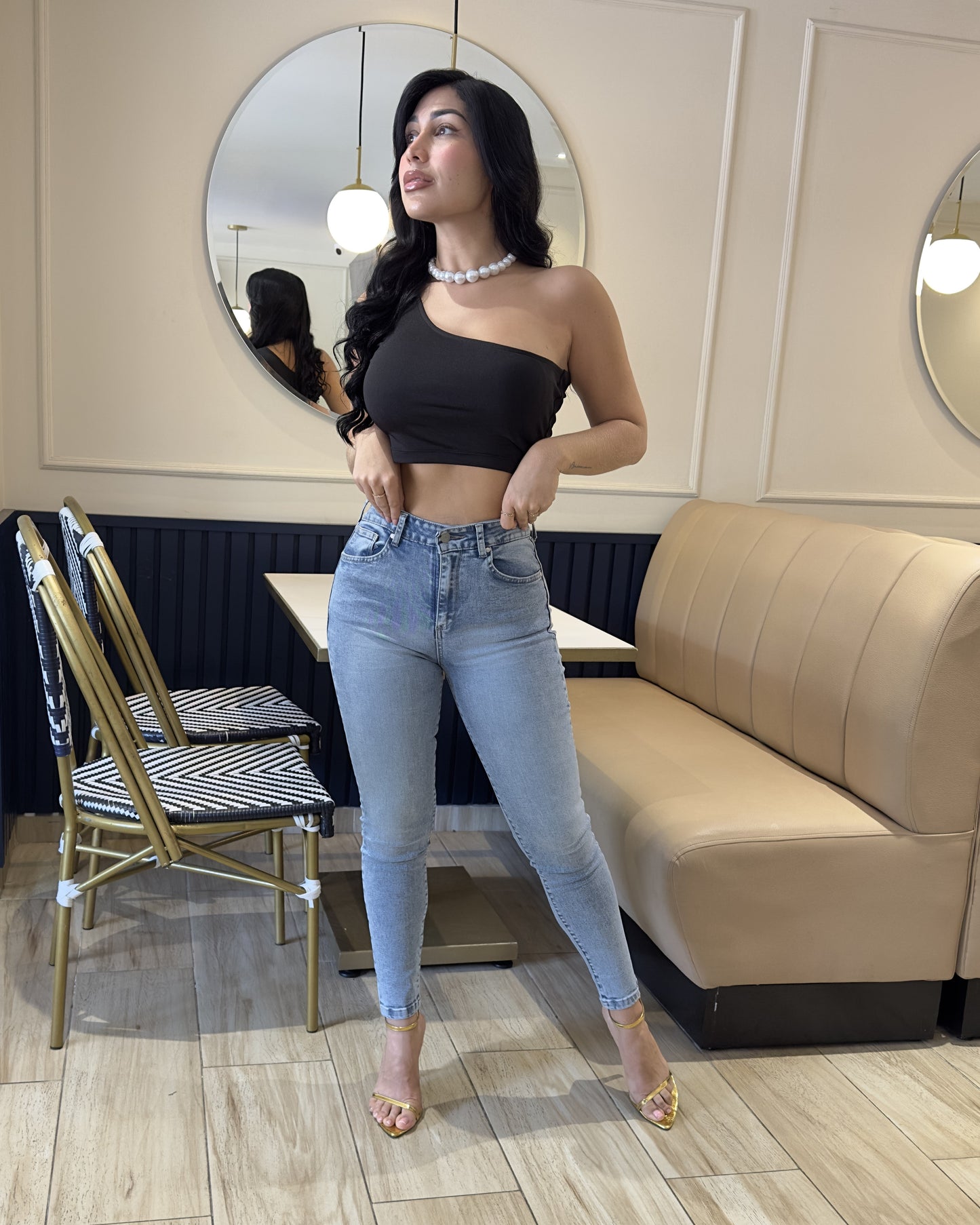 Super High Waist Skinny 101146