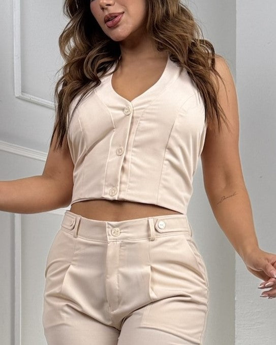 Conjunto Pantalón y Chaleco 101094
