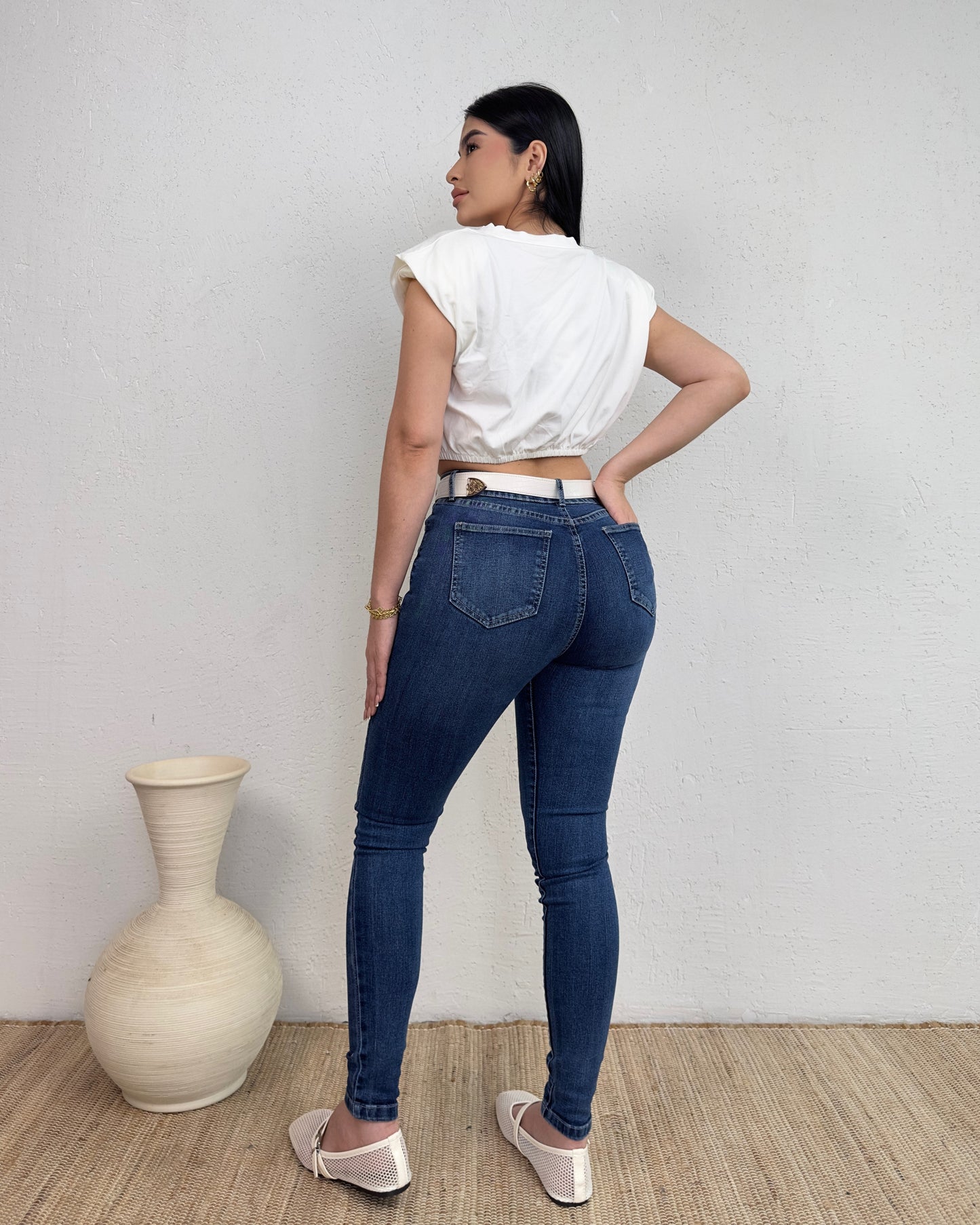 Super High Waist Skinny 115009