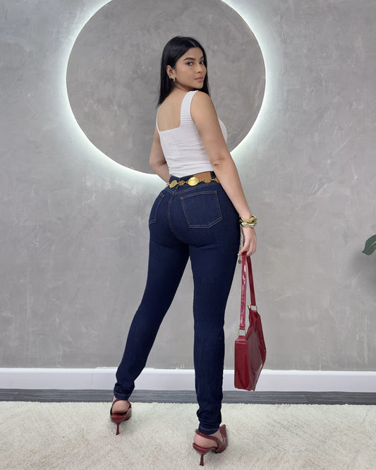 Super High Waist Skinny 100787