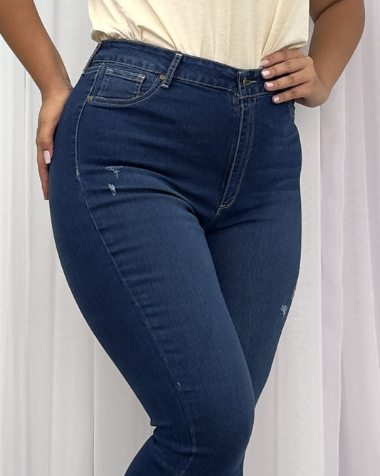 Super High Waist Skinny Plus 100712