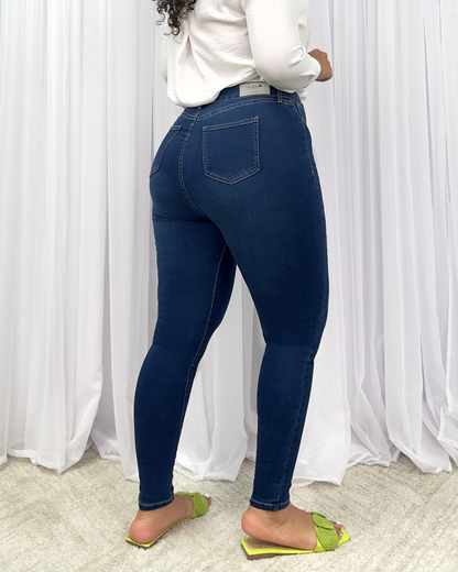 Super High Waist Skinny Plus 100711