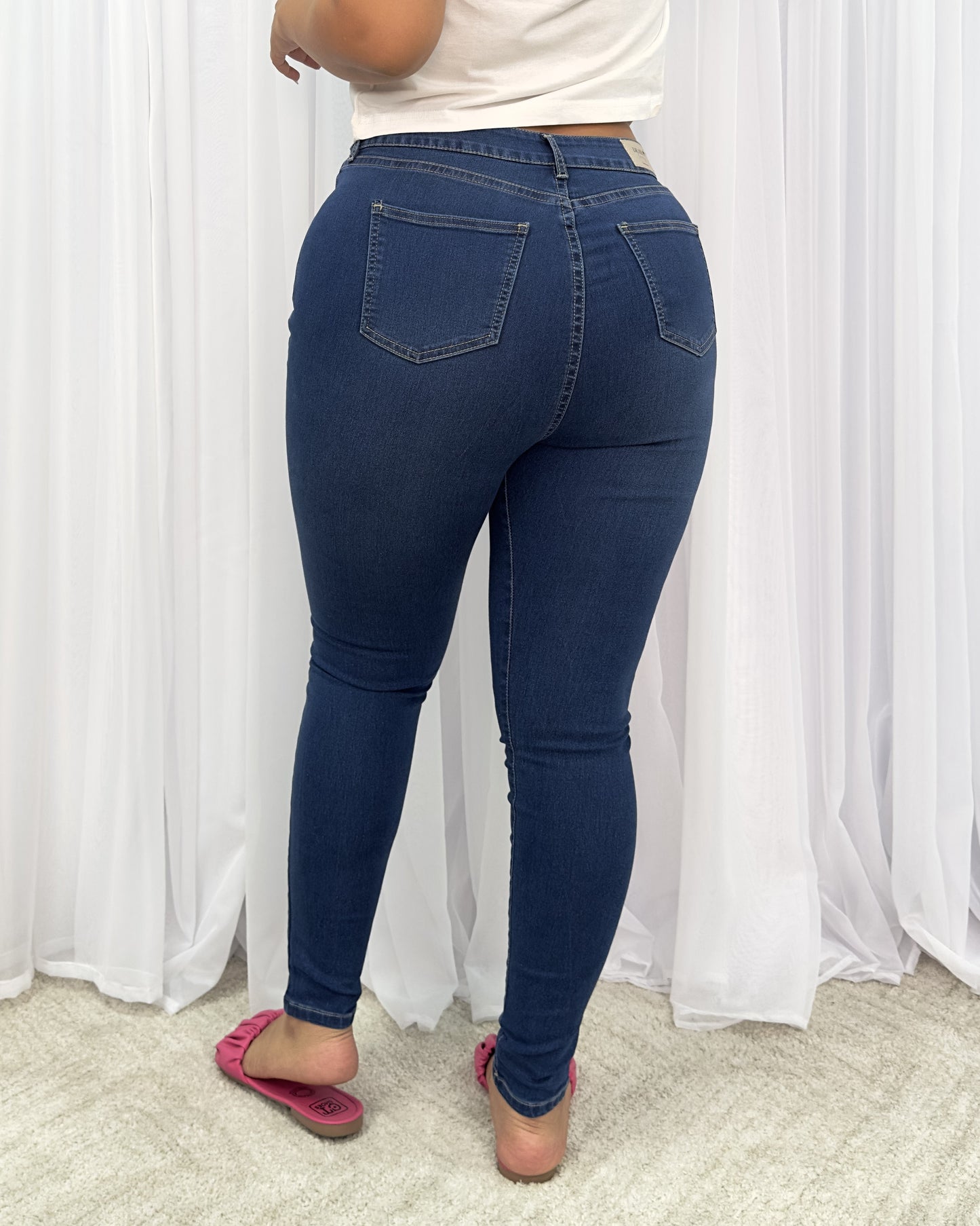 Super High Waist Skinny Plus 100715