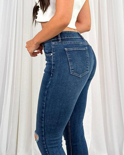 Super High Waist Skinny 100871